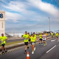 Atletas correndo a Rio City Half Marathon